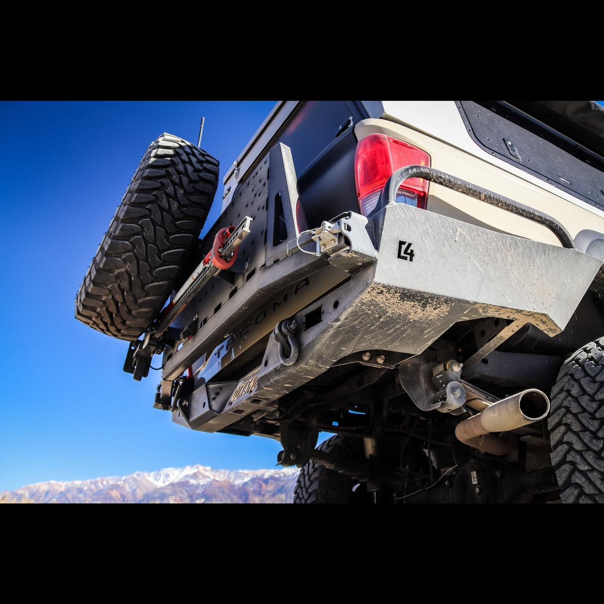 Tacoma Overland Series High Clearance Rear Bumper / 3rd Gen / 2016+ - Roam Overland Outfitters