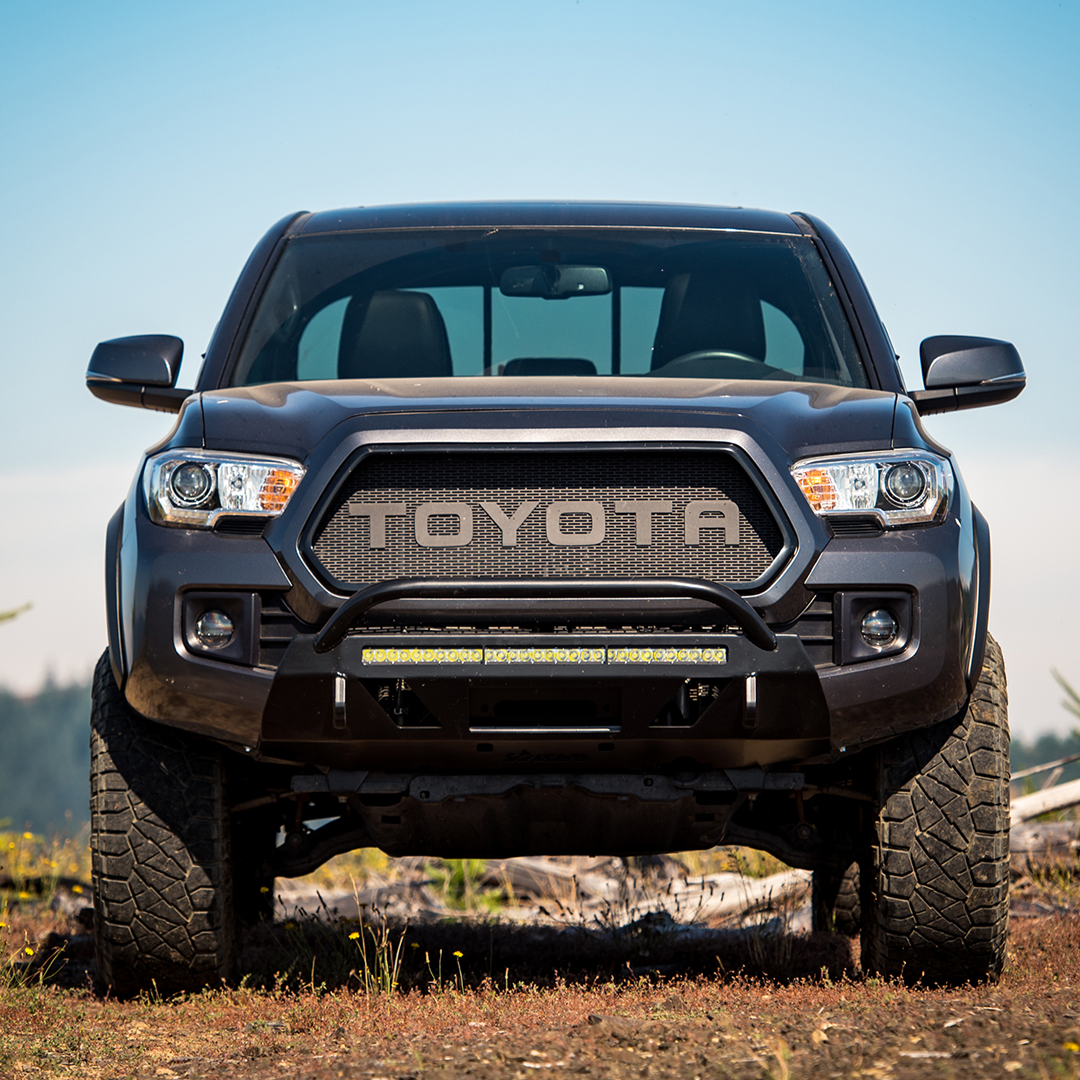 Tacoma Front Lo-Pro Winch Bumper / 3rd Gen / 2016+ - Roam Overland Outfitters