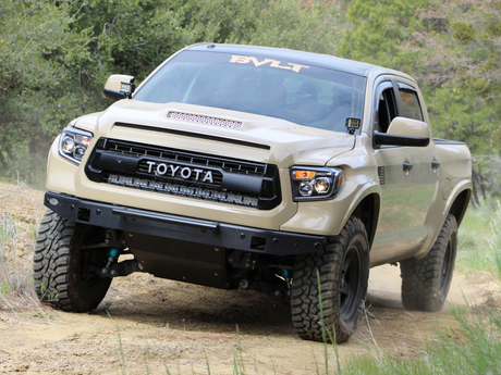 2014-2021 TOYOTA TUNDRA 42" HIDDEN GRILLE CURVED LED LIGHT BAR BRACKETS KIT - Roam Overland Outfitters