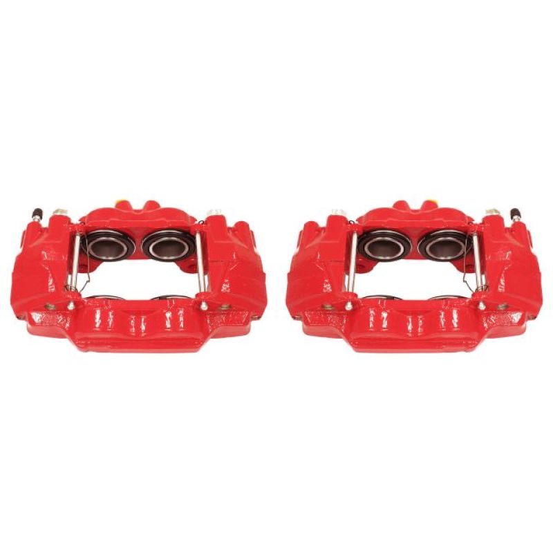 Power Stop 03-09 Toyota 4Runner Front Red Calipers w/o Brackets - Pair - Roam Overland Outfitters
