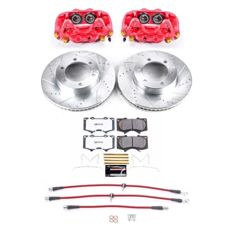 Power Stop 99-04 Toyota Tacoma Front Big Brake Conversion Kit - Roam Overland Outfitters