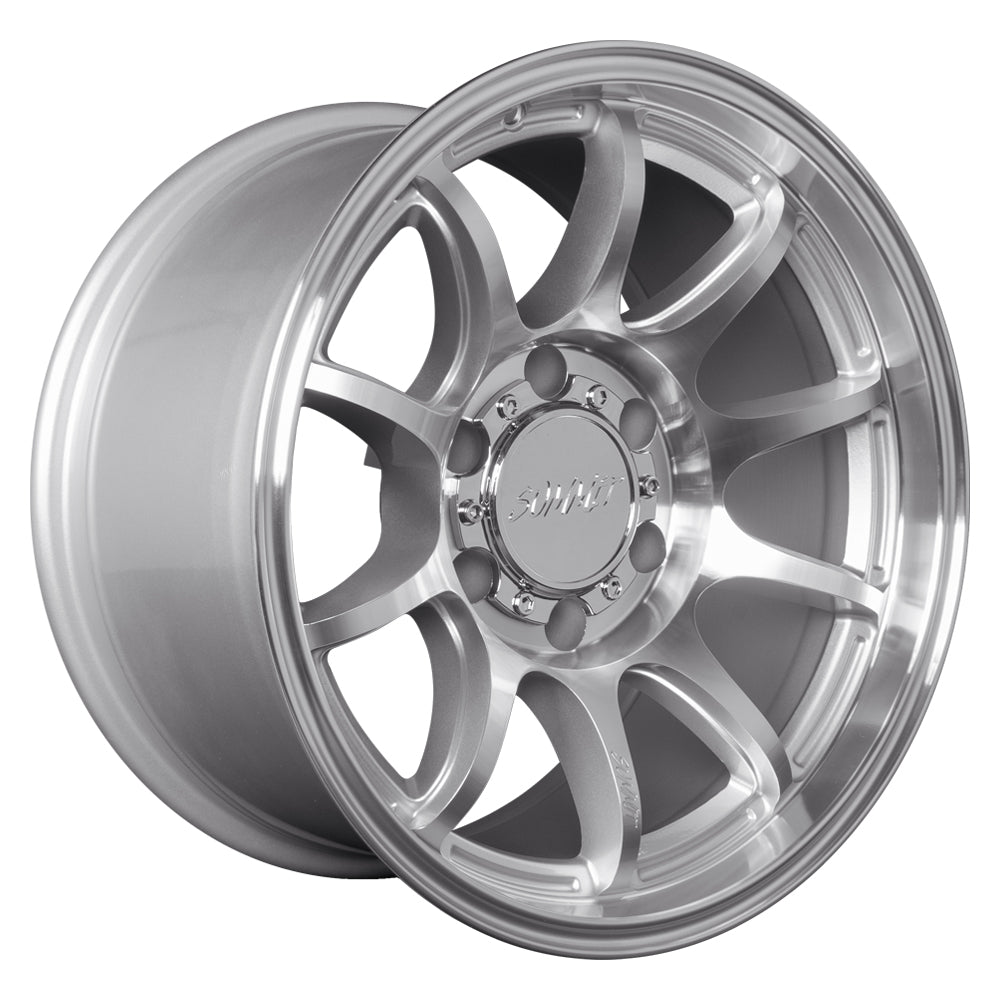 APEX / MACHINED SILVER / 17X9.0 -25 - Roam Overland Outfitters