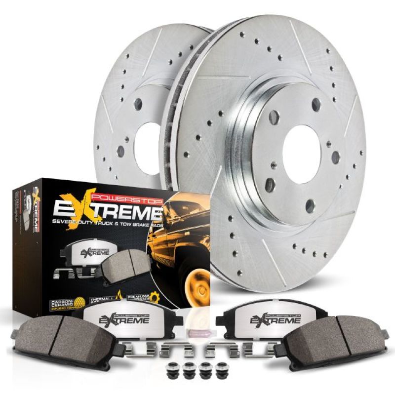 Power Stop 03-09 Lexus GX470 Rear Z36 Truck & Tow Brake Kit - Roam Overland Outfitters