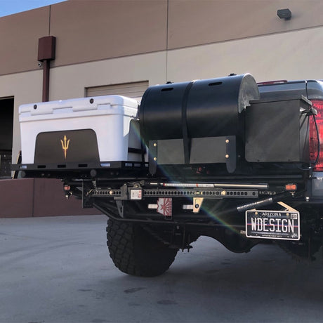 Westcott Designs Universal Hitch Mount Rack w/ Cooler/Work Table and Grill Mount - Roam Overland Outfitters