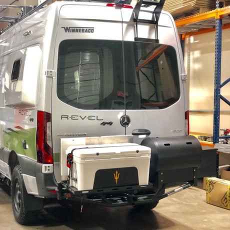 Westcott Designs Universal Hitch Mount Rack w/ Cooler/Work Table and Grill Mount - Roam Overland Outfitters