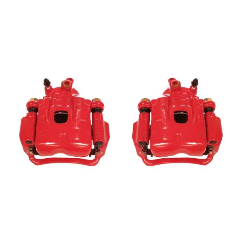 Power Stop 95-04 Toyota Tacoma Front Red Calipers w/Brackets - Pair - Roam Overland Outfitters