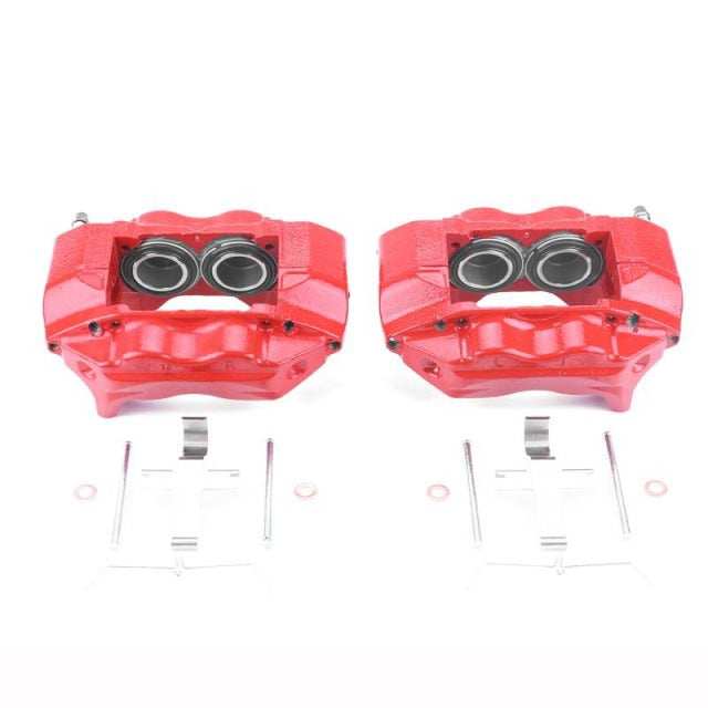 Power Stop 96-02 Toyota 4Runner Front Red Calipers w/o Brackets - Pair - Roam Overland Outfitters