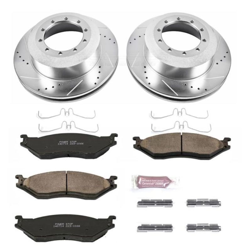 Power Stop 05-16 Ford F-450 Super Duty Rear Z23 Evolution Sport Brake Kit - Roam Overland Outfitters