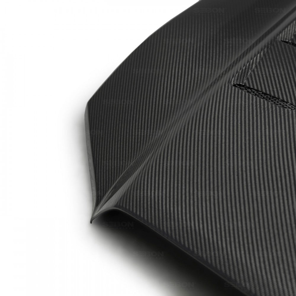 Seibon TS-Style Carbon Fiber Hood | Toyota Tacoma 2015-2021 - Roam Overland Outfitters