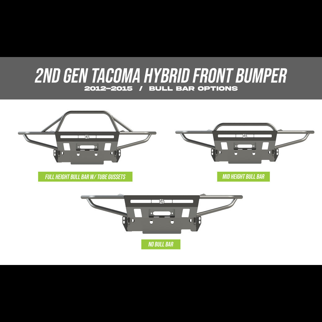 Tacoma Hybrid Front Bumper / 2nd Gen / 2012-2015 - Roam Overland Outfitters
