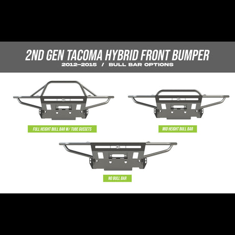 Tacoma Hybrid Front Bumper / 2nd Gen / 2012-2015 - Roam Overland Outfitters