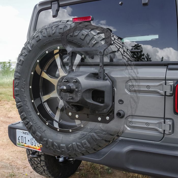 ReadyLift Suspensions Spare Tire Relocation Bracket | Jeep Wrangler JL 2018-2021 - Roam Overland Outfitters
