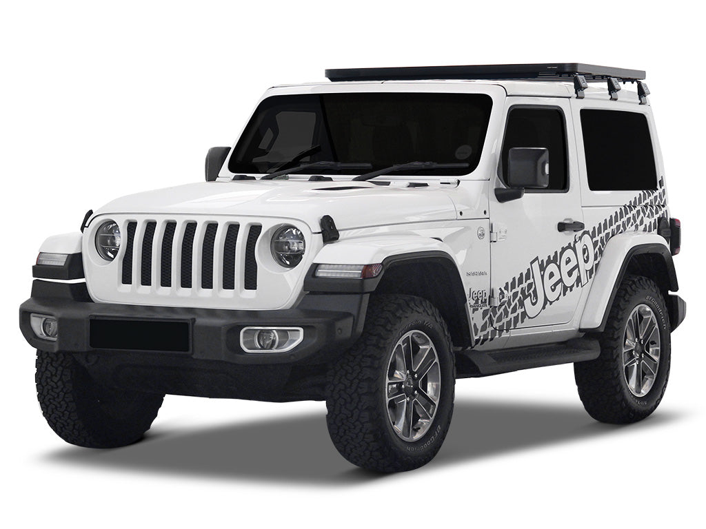 Jeep Wrangler JL 2 Door (2018-Current) Slimline II 1/2 Roof Rack Kit - Roam Overland Outfitters