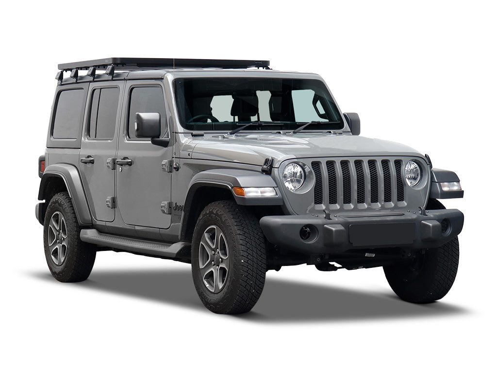 Jeep Wrangler JL 4 Door (2018-Current) Slimline II 1/2 Roof Rack Kit - Roam Overland Outfitters
