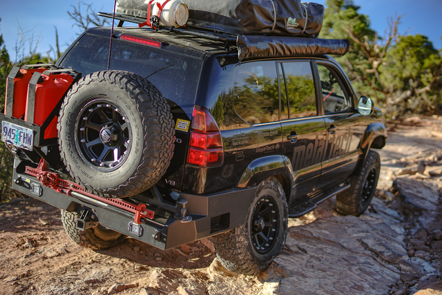 Metal Tech Pegasus Rear Swing Out Bumper Stage 3 | Lexus GX470 2003-2009 - Roam Overland Outfitters