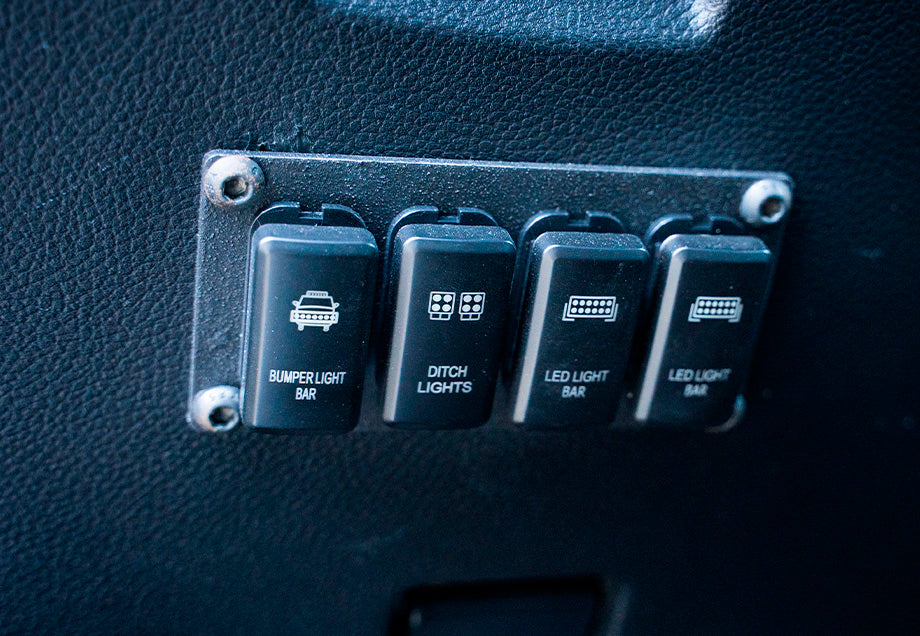 2019-2022 Ford Ranger Switch Panel (4) - Roam Overland Outfitters