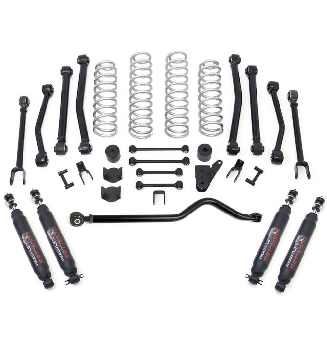 ReadyLift Suspensions 4" Terrain Flex 8-Arm Lift Kit w/ SST3000 Shocks | Jeep K Wrangler 4WD 2007-2018 - Roam Overland Outfitters