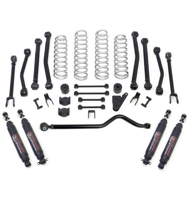 ReadyLift Suspensions 4" Terrain Flex 8-Arm Lift Kit w/ SST3000 Shocks | Jeep K Wrangler 4WD 2007-2018 - Roam Overland Outfitters