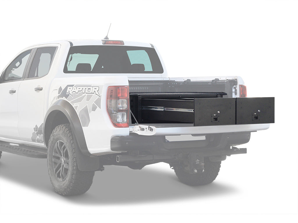 Ford Ranger Wildtrak / Raptor (2014-2022) w/Drop-In Bed Liner Drawer Kit - Roam Overland Outfitters