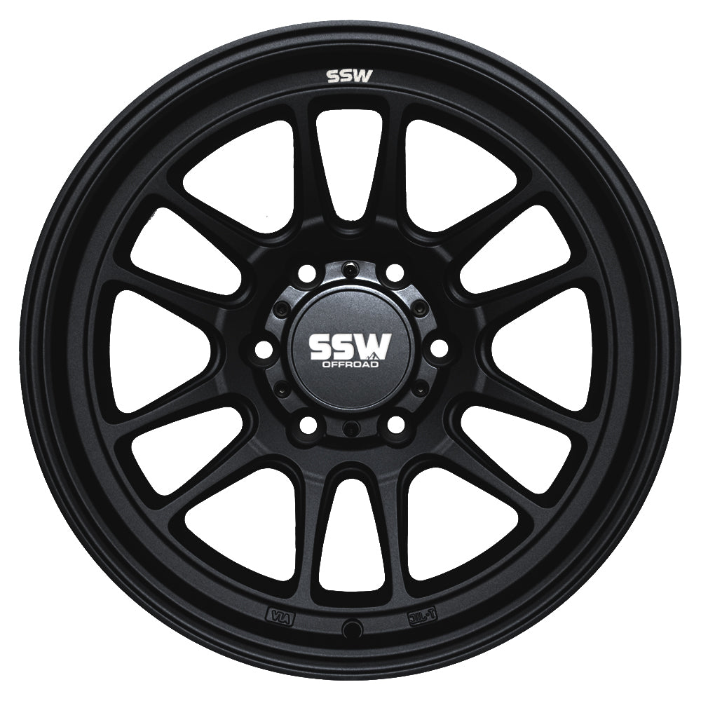 RAPTOR / MATTE BLACK / 17X9.0 -12 - Roam Overland Outfitters