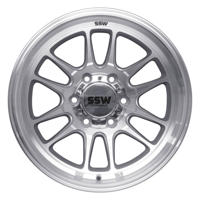 RAPTOR / MACHINED SILVER / 17X9.0 -12 - Roam Overland Outfitters