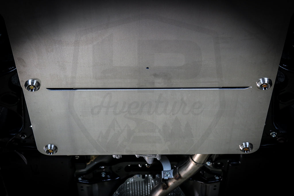 LP Aventure rear skid plate for CVT transmission - Subaru Crosstrek 2018-2023 / Impreza 2017-2023 / Crosstrek 2024+/ Crosstrek Wilderness 2024+ - Roam Overland Outfitters