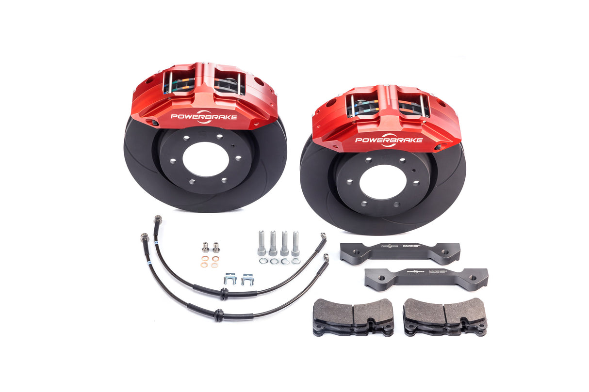 Sequoia 2nd Gen (M12 mounting bracket) 08-15 Stage-1: 6 Piston Caliper & 14.6"  1-Piece Rotor Red - Roam Overland Outfitters