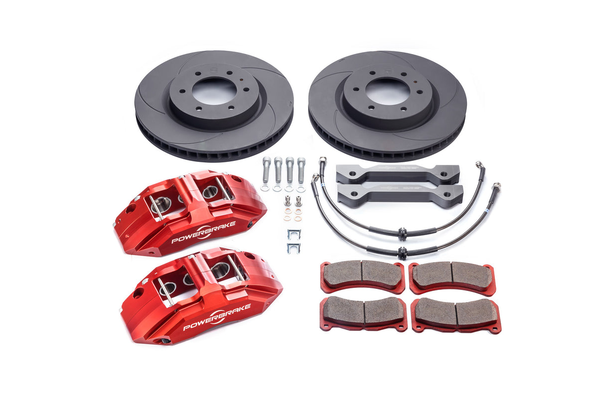 Sequoia 2nd Gen (M12 mounting bracket) 08-15 Stage-1: 6 Piston Caliper & 14.6"  1-Piece Rotor Red - Roam Overland Outfitters