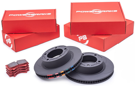 Tacoma 3rd Gen (4WD, 6-lug) Front 16-on D-Line Rotor & PB05 Pad Kit - Roam Overland Outfitters