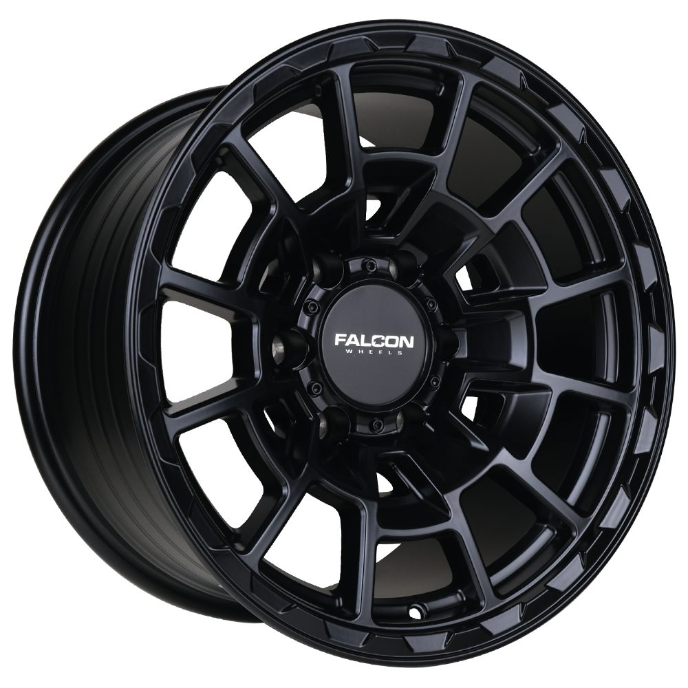 Falcon Wheels T4 17x9 in Matte Black - Roam Overland Outfitters