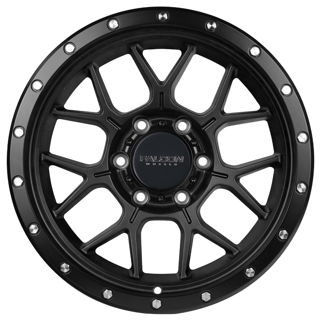 Falcon Wheel TX Titan 17x9 in Matte Black - Roam Overland Outfitters