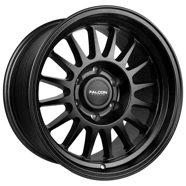 Falcon Wheels TX2 Stratos 17x9 Matte Black - Roam Overland Outfitters