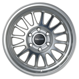 Falcon Wheels TX2 Stratos 17x9 Silver Machine - Roam Overland Outfitters