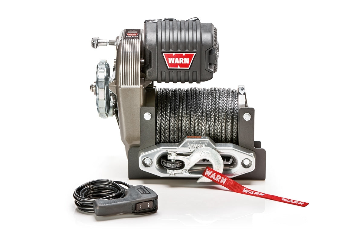 WARN M8274-S 10,000LB Winch w/ Synthetic Rope - Roam Overland Outfitters