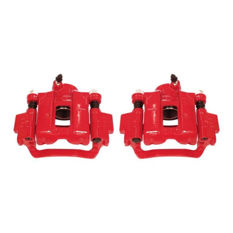 Power Stop 10-18 Lexus GX460 Rear Red Calipers w/Brackets - Pair - Roam Overland Outfitters