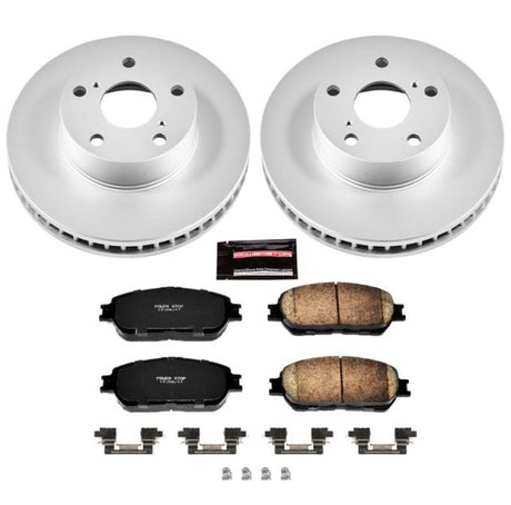 Power Stop 05-15 Toyota Tacoma Front Z17 Evolution Geomet Coated Brake Kit - Roam Overland Outfitters