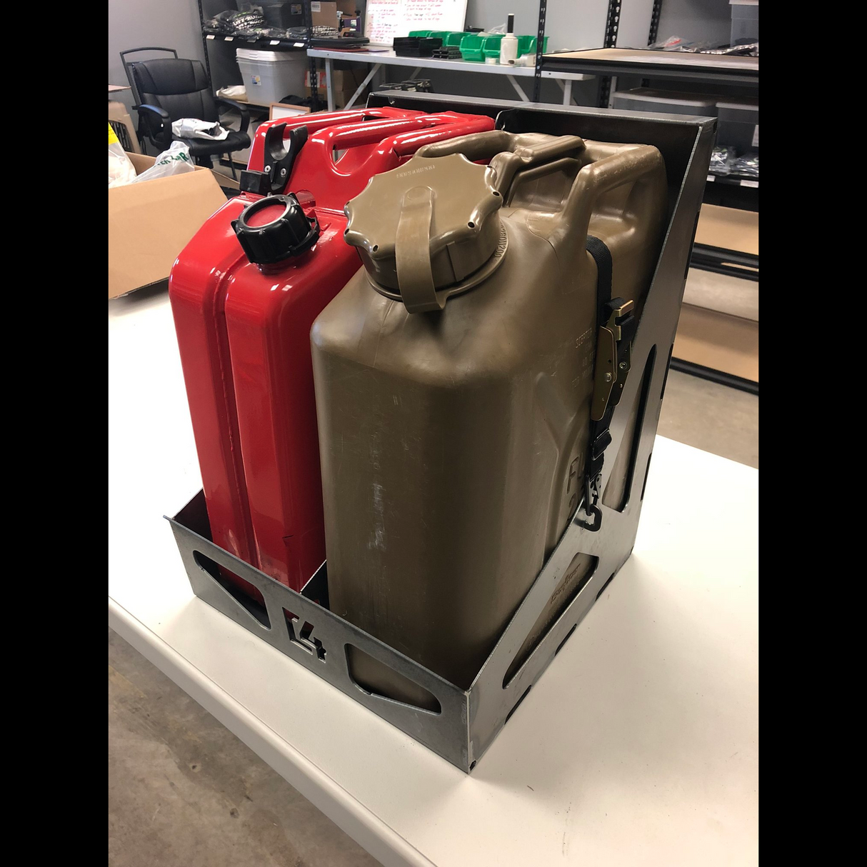 Dual Jerry Can Carrier - Roam Overland Outfitters