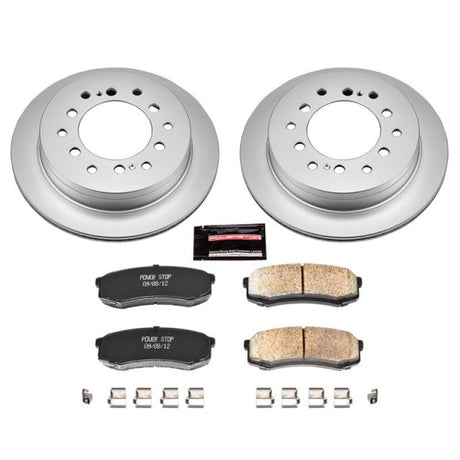 Power Stop 03-09 Lexus GX470 Rear Z17 Evolution Geomet Coated Brake Kit - Roam Overland Outfitters