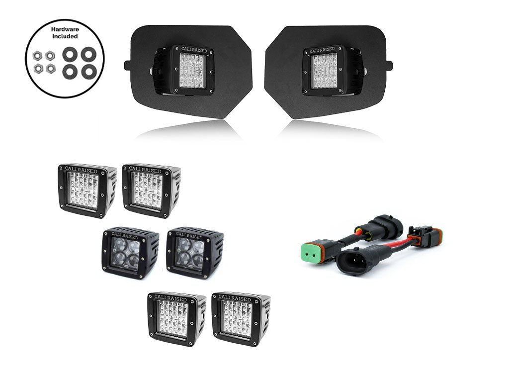 2016-2022 TOYOTA TACOMA LED FOG LIGHT POD REPLACEMENTS BRACKETS KIT - Roam Overland Outfitters