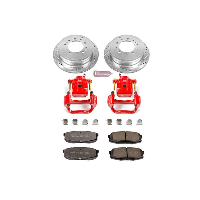 Power Stop 08-19 Toyota Sequoia Rear Z36 Truck & Tow Brake Kit w/Calipers - Roam Overland Outfitters