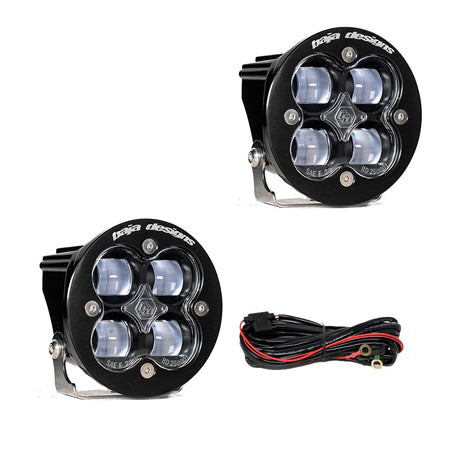 Squadron-R SAE Pair LED Spot Clear Baja Designs - Roam Overland Outfitters