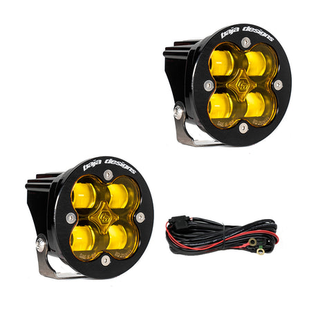 Squadron-R SAE Pair LED Spot Amber Baja Designs - Roam Overland Outfitters