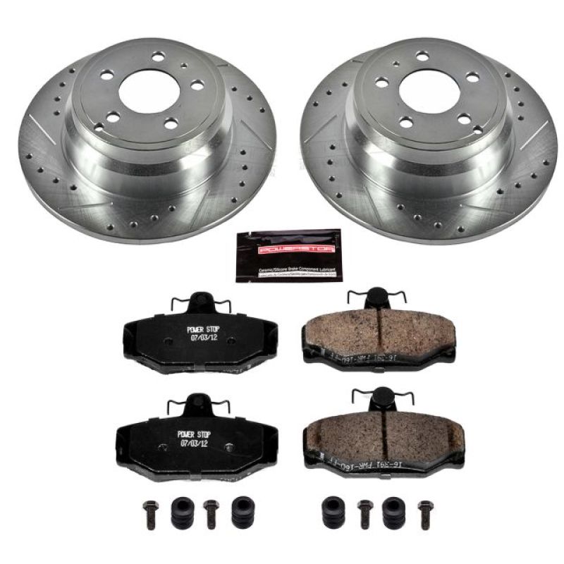 Power Stop 1997 Volvo 850 Rear Z23 Evolution Sport Brake Kit - Roam Overland Outfitters