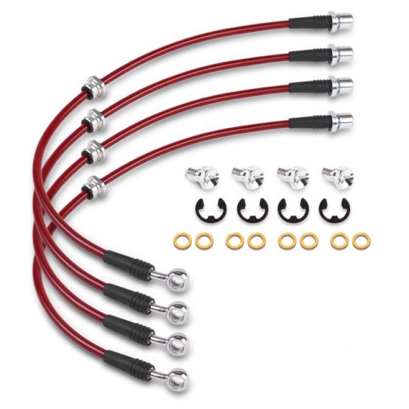Power Stop 07-19 Toyota Tundra Front & Rear SS Braided Brake Hose Kit - Roam Overland Outfitters