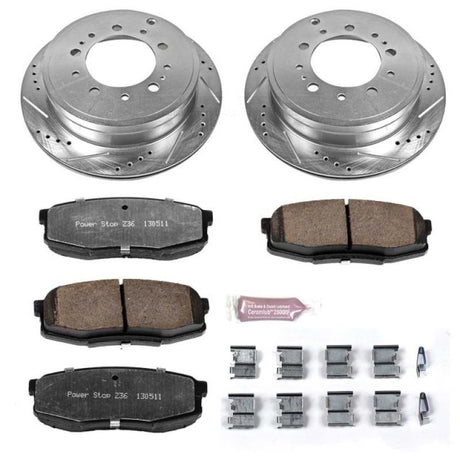 Power Stop 08-11 Lexus LX570 Rear Z36 Truck & Tow Brake Kit - Roam Overland Outfitters