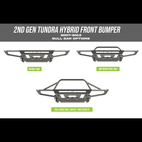 Tundra Hybrid Front Bumper / 2nd gen / 2007-2013 - Roam Overland Outfitters