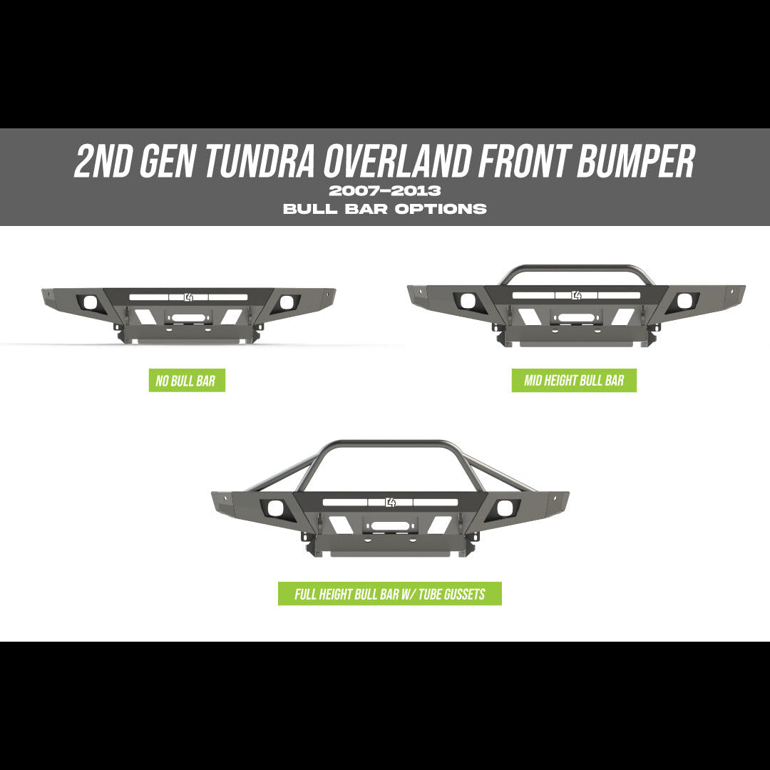 Tundra Overland Series Front Bumper / 2nd Gen / 2007-2013 - Roam Overland Outfitters