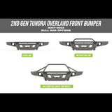 Tundra Overland Series Front Bumper / 2nd Gen / 2007-2013 - Roam Overland Outfitters