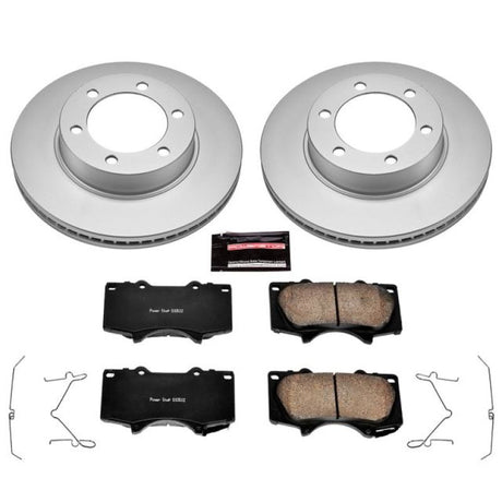 Power Stop 01-07 Toyota Sequoia Front Z17 Evolution Geomet Coated Brake Kit - Roam Overland Outfitters