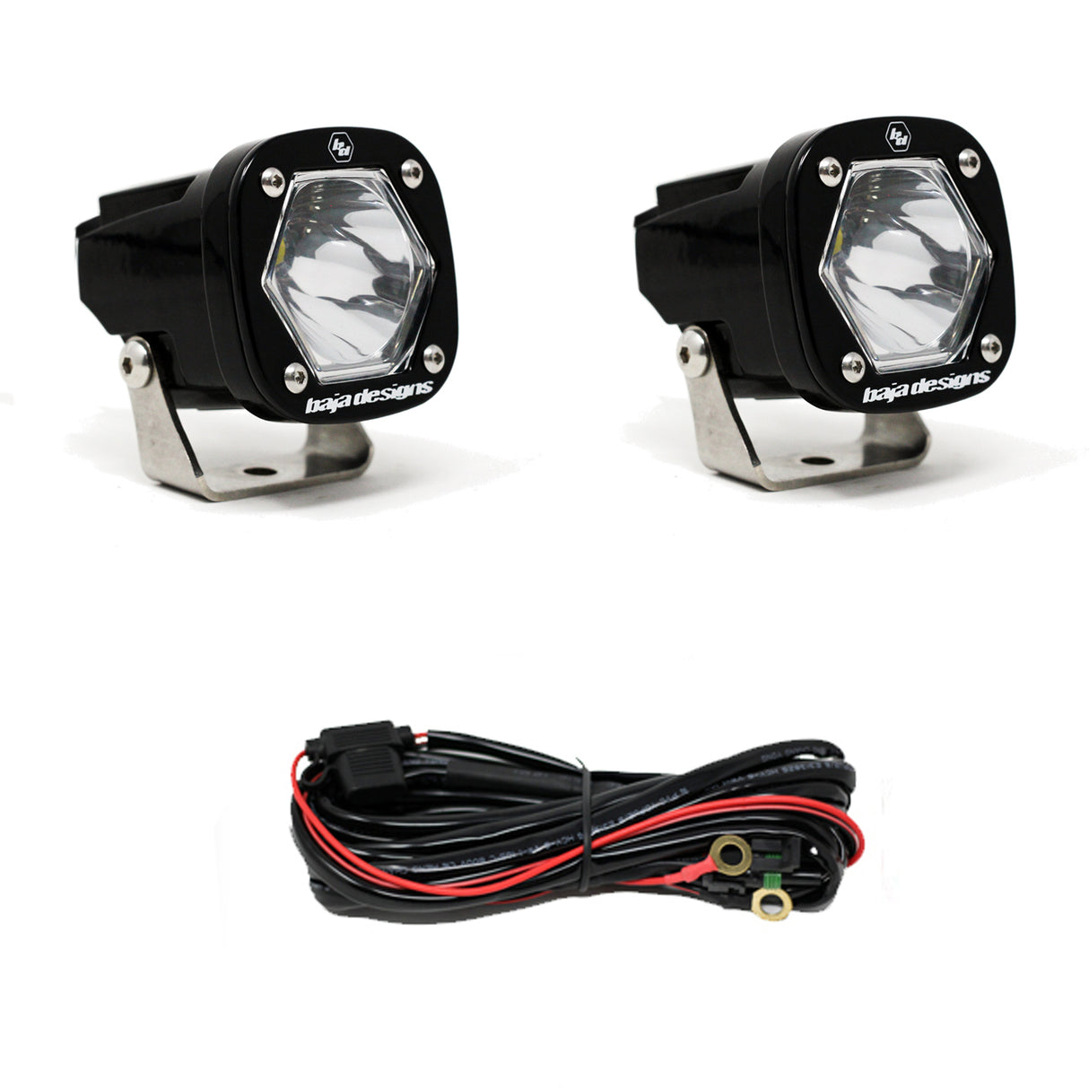 S1 Spot LED Light with Mounting Bracket Pair Baja Designs - Roam Overland Outfitters